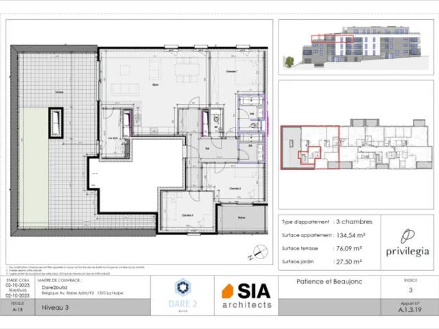 à vendre Appartement Liège Rue de la Bure aux Femmes