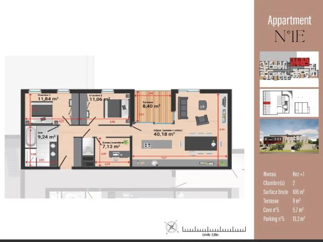 à vendre Appartement Malmedy Avenue des Alliés