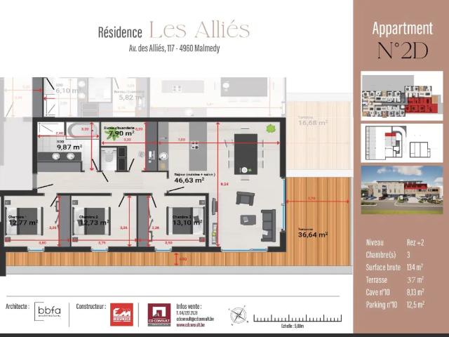 à vendre Appartement Malmedy Avenue des Alliés