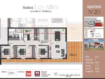 à vendre Appartement Malmedy Avenue des Alliés