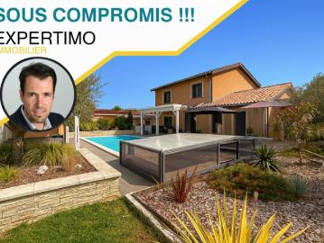 À vendre Maison contemporaine avec piscine à Saint Bernard