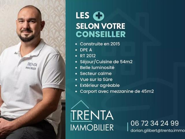 À vendre maison contemporaine de 139m² à Saint Blaise du Buis
