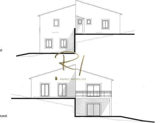 A vendre Maison a terminer dans le sublime village de Montclus