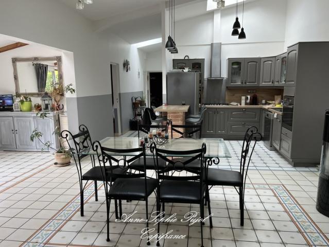 À vendre – Maison de plain pied avec dépendance aménagée, grands espaces extérieurs et structures polyvalentes – Idéal résidence principale + activité pro ou projet locatif