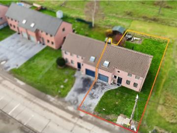 Geschakelde Woning te koop in Oupeye - Tuin