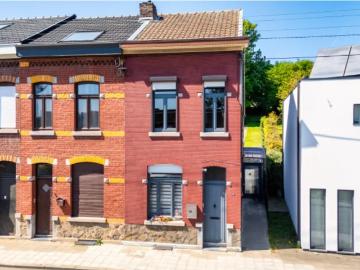 Geschakelde Woning te koop in Oupeye - Tuin