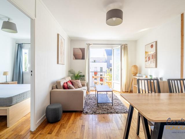 A vendre Nantes St Félix Tortière T2 balcon, ascenseur, cave et parking