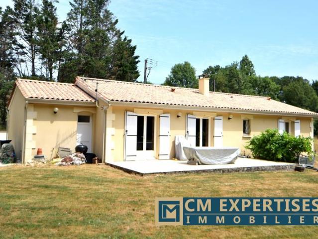 ? À VENDRE – PAVILLON DE PLAIN PIED 2008 – POSEZ VOS VALISES – PROCHE BERGERAC
