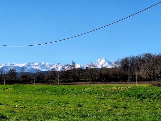 À vendre, proche de Castelnau Magnoac Hautes Pyrénées Maison individuelle de 4 chambres avec piscine, grange/atelier, jardin et terrain boisé de 30 900 m² 3 hectares. Superbe vue sur les montagnes et à proximité de ville