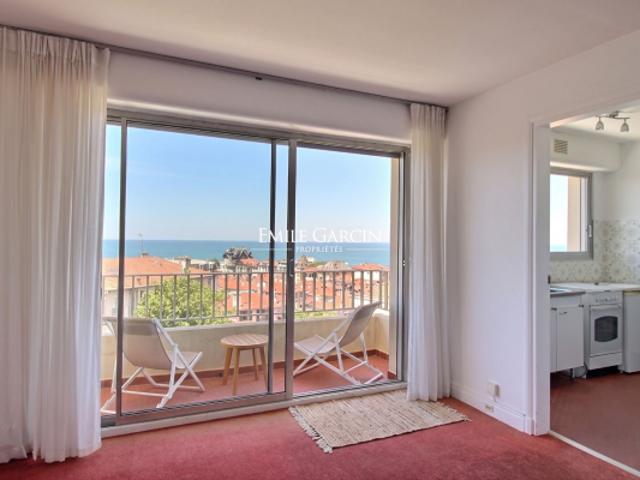 à vendre studio Biarritz vue océan