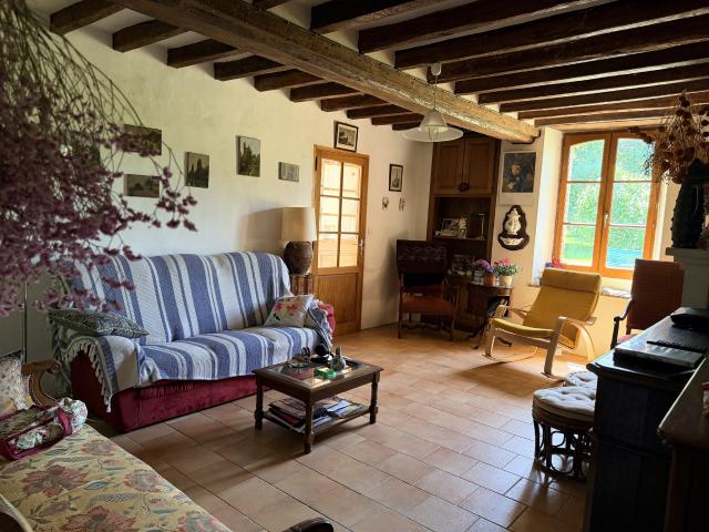 A 15 mn de TOUCY Propriété de caractère Ancienne Tuilerie du XIXᵉ siècle 218 m2 habitables 3,4 hectares