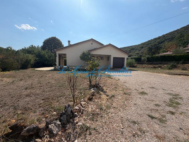 A 10 min d'Anduze, charmante maison de PP au cœur des Cévennes de type F3 avec garage sur un terrain 1173 m2