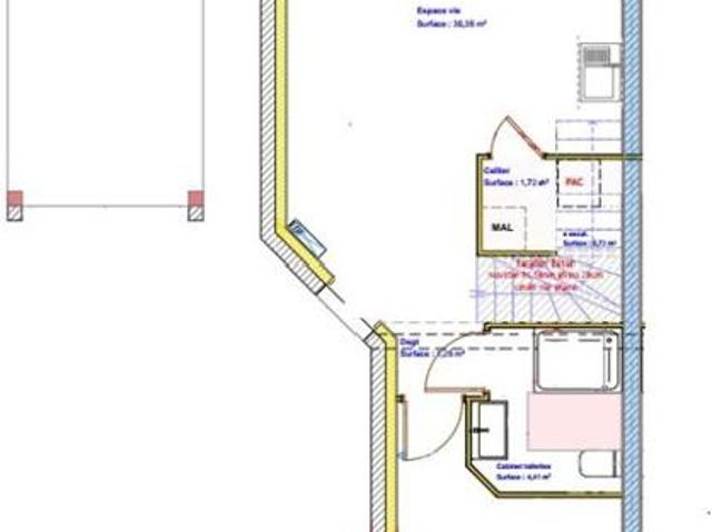 A 10 mn de THONON Villa T4 81 m² jardin 695 m² calme et vue dégagée montagne 74200
