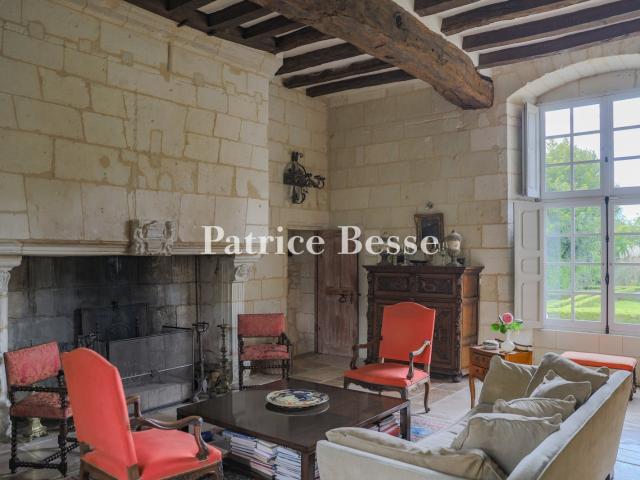 À 20 min de Chinon, Fontevraud et Montsereau un ancien cou. 470m² Chinon