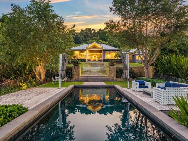 A 58 acre lifestyle estate for grand scale living with multiple dwellings