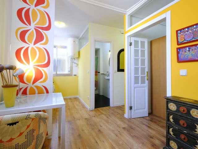 Acogedor apartamento de 1 dormitorio en alquiler en Tribunal, Madrid