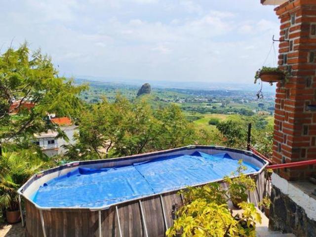 Acogedora casa de Campo en Venta con incredible vista Cerca del Centro de Tlayacapan OLC 4480