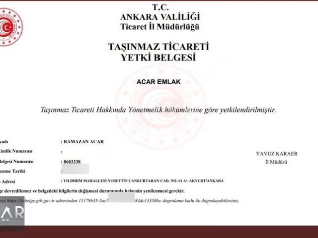 acar Emlak * Şık Tasarımlı 2+1 Doğa İçerisinde Geniş Bahçeli
