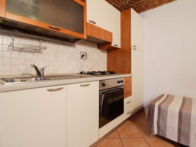 Accogliente appartamento con 1 camera da letto a Centro, Torino