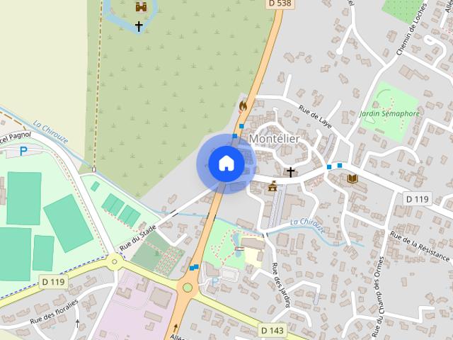 Accommodation with office & fibre