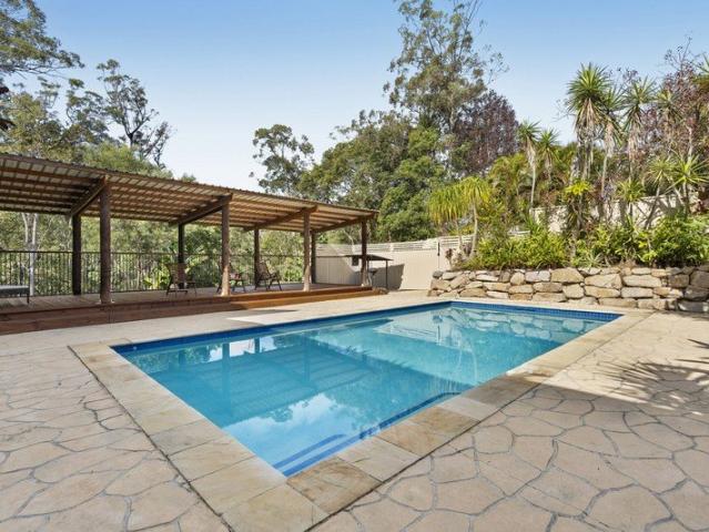 Acerage Family Home with Huge Entertaining Deck and Pool and Bush Views