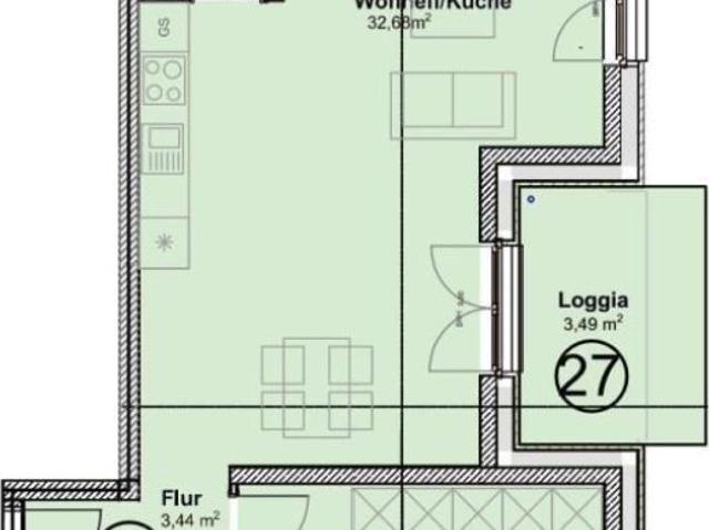Achtung Steuerfüchse Gut aufgeteilte schöne Wohnung im KFW 40 QNG Energiesparhaus