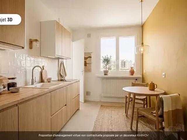 achat appartement, 62.53 m²