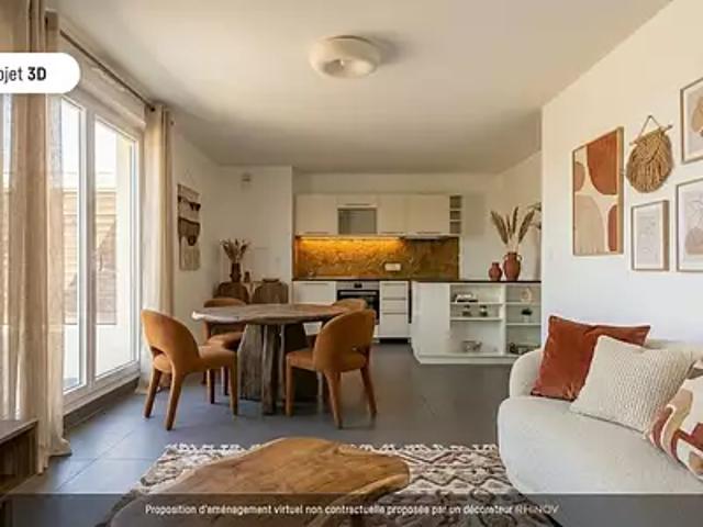 achat appartement, 77.53 m² terrasse