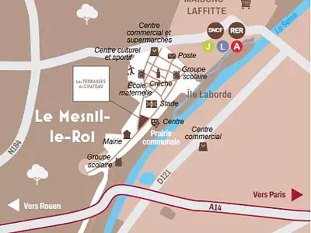 Achat appartements Le Mesnil le Roi t5 RT 2012
