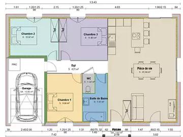 Achat maisons Massieux 4 pièces