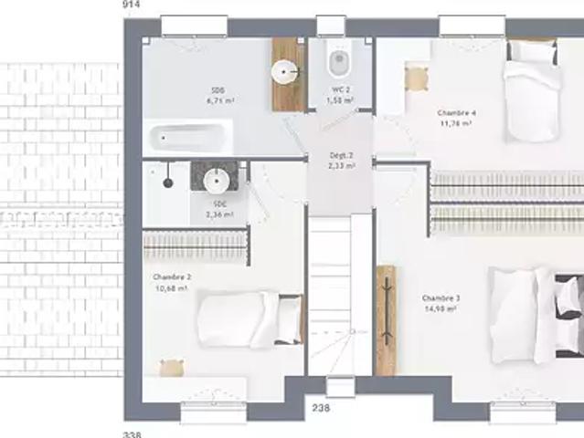 Achat maisons Mons en Pévèle 6 pièces