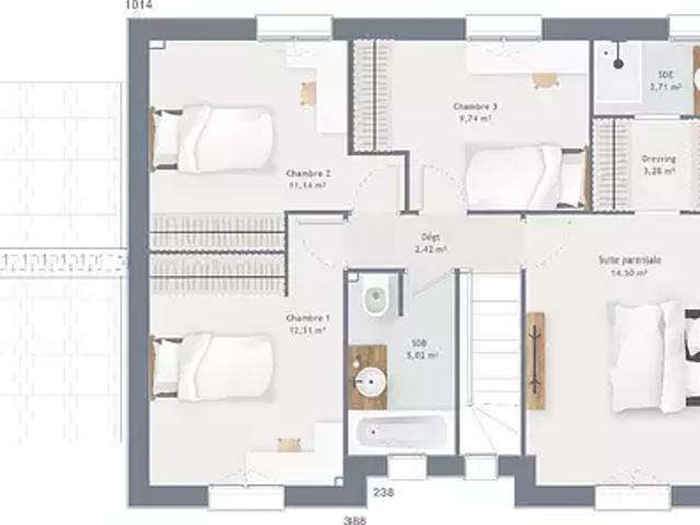 Achat maisons Mons en Pévèle 7 pièces
