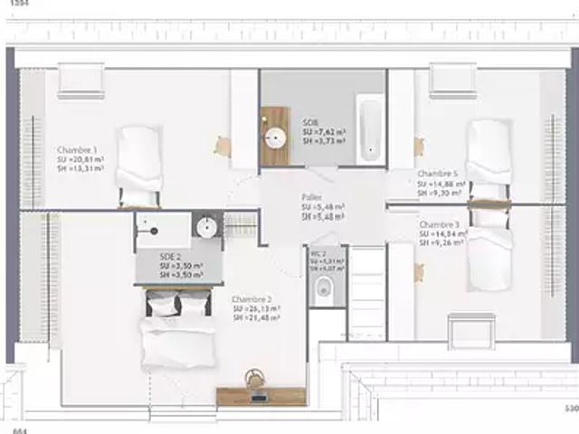 Achat maisons Nainville les Roches 7 pièces
