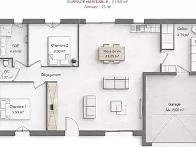 Achat maisons Avord 4 pièces