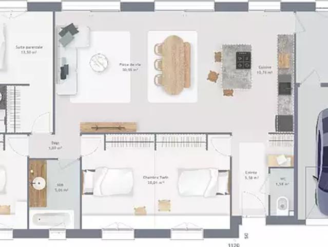 Achat maisons Abbeville Saint Lucien 5 pièces