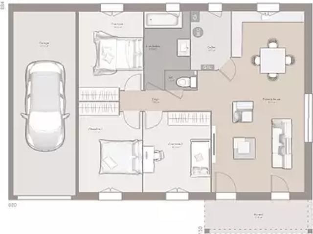 Achat maisons Bas en Basset 4 pièces