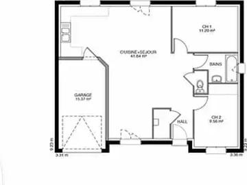 Achat maisons Béruges 4 pièces