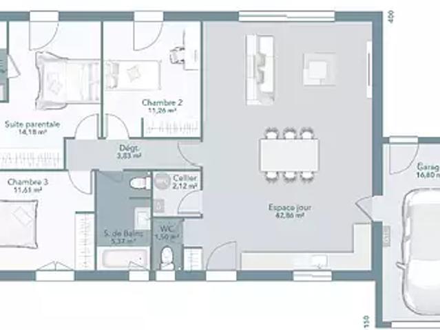 Achat maisons Caumont sur Durance 4 pièces