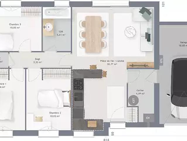 Achat maisons Chaumont en Vexin 5 pièces