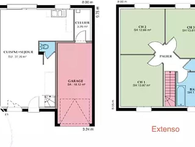 Achat maisons Chauray 4 pièces