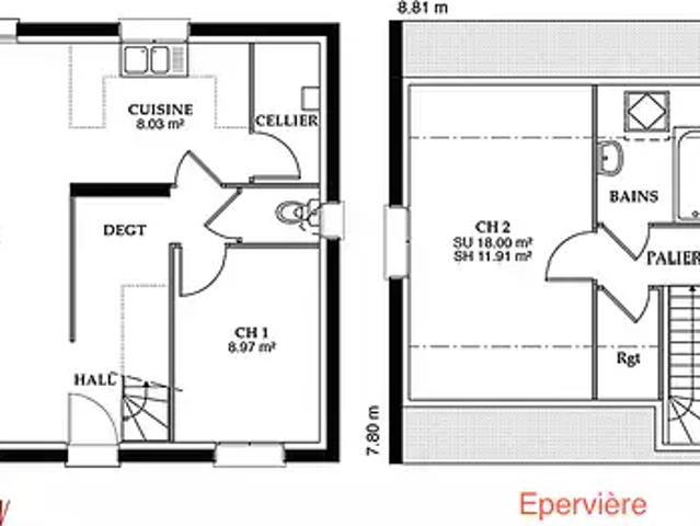 Achat maisons Courgivaux 4 pièces