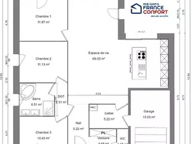Achat maisons Halluin 4 pièces