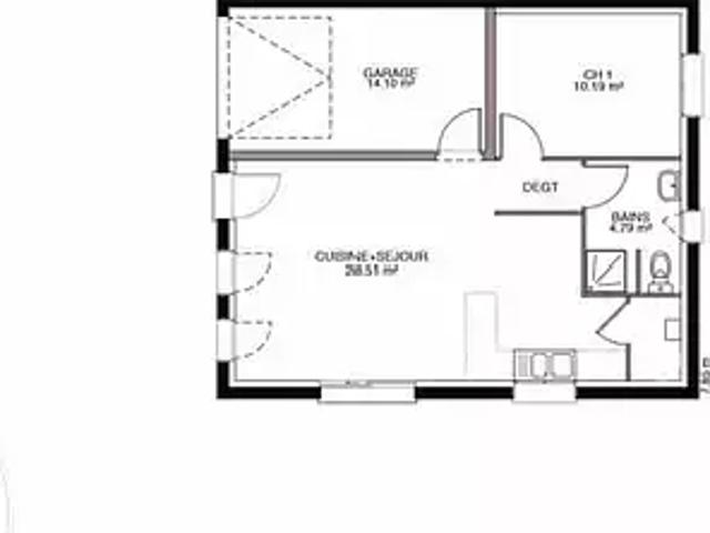 Achat maisons La Mothe Saint Héray 3 pièces