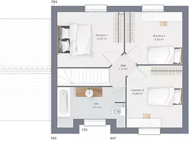 Achat maisons Lesches 5 pièces