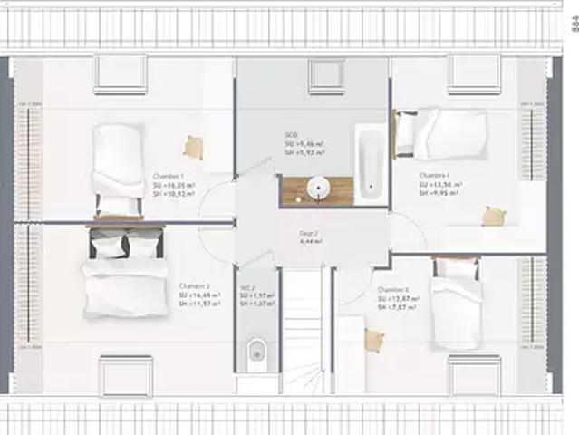 Achat maisons Lesches 6 pièces