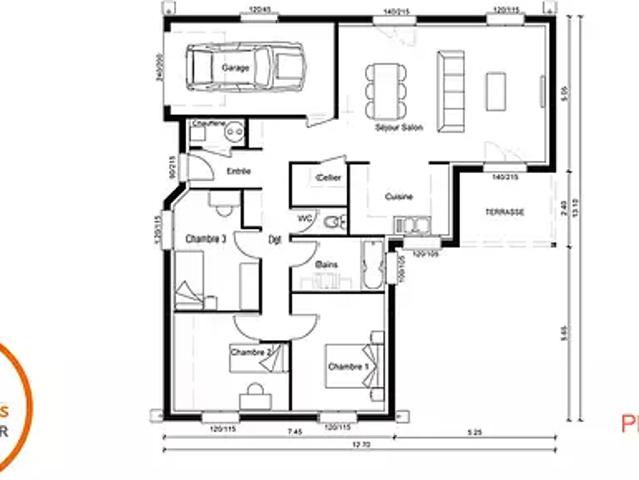 Achat maisons Lerrain 5 pièces