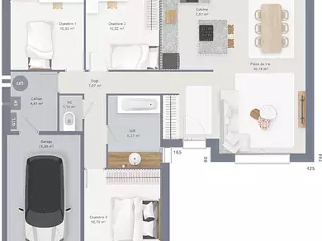 Achat maisons Saint Germain du Corbéis 5 pièces
