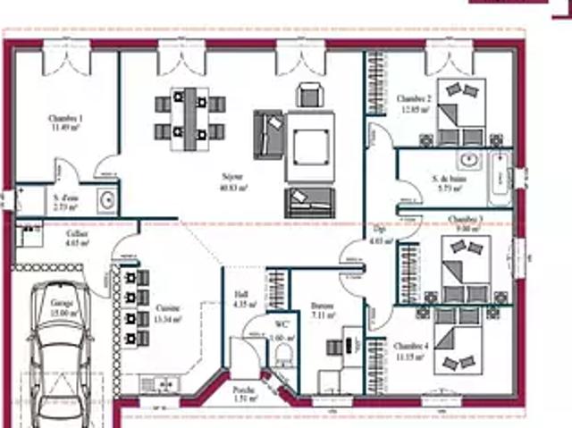 Achat maisons Saint Pierre d'Irube 6 pièces