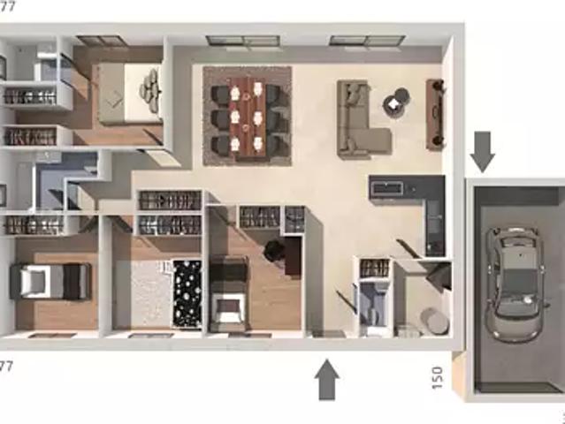 Achat maisons Serviers et Labaume 5 pièces