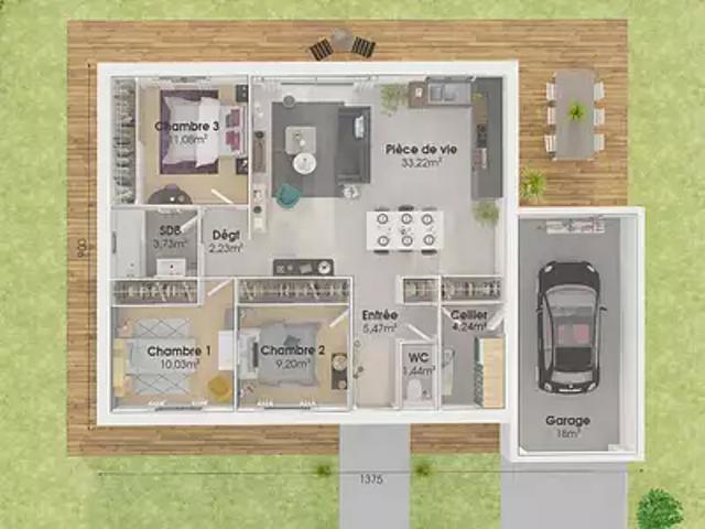 Achat maisons Sorgues 4 pièces